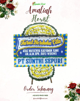 Papan Bunga Duka di Tembong